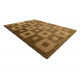 SHAGGY NEVADA Teppich Schachbrett gold 302 gold