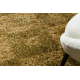 SHAGGY NEVADA Teppich Schachbrett gold 302 gold