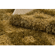 Koberec SHAGGY NEVADA Šachovnice gold 302 zlato