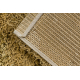 Koberec SHAGGY NEVADA Šachovnice gold 302 zlato