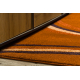 Tapis DAISY 5215 Vagues marron
