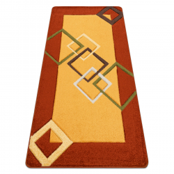 FRIZE 8559 Teppich Geometrisch orange 