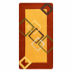 FRIZE 8559 carpet Geometric orange 