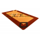 FRIZE 8559 Teppich Geometrisch orange 