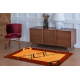 Alfombra FRIZE 8559 Geométrica naranja 
