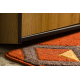 Alfombra FRIZE 8559 Geométrica naranja 
