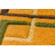 Alfombra FRIZE 8559 Geométrica naranja 