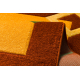 Alfombra FRIZE 8559 Geométrica naranja 