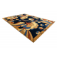 Tapis FRYZ VIVICA Fleurs bleu foncé / beige 