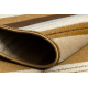 MODERNWAVE tapijt gold 5317 Strepen bruin