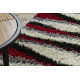 Tapis SHAGGY Modern Blues Vagues bordeaux / grigio
