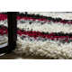 Tapis SHAGGY Modern Blues Vagues bordeaux / grigio