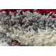 Tapis SHAGGY Modern Blues Vagues bordeaux / grigio