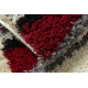 Tapis SHAGGY Modern Blues Vagues bordeaux / grigio