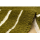 Tapis LAKUZA En laine Rayures vert