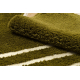 Tapis LAKUZA En laine Rayures vert