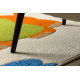 Tappeto DAISY 8C35 Elefante beige / blu