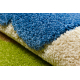 Teppich DAISY 8C35 Elefant beige / blau