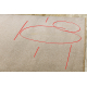 Carpet PROMO RZE plain, one colour 001 light beige - SECOND-RATE PRODUCT