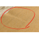 Carpet PROMO RZE plain, one colour beige - SECOND-RATE PRODUCT