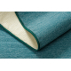 Carpet PROMO RZE plain, one colour green - SECOND-RATE PRODUCT