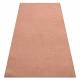 Carpet RZE plain, one colour blush pink