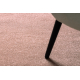 Carpet RZE plain, one colour blush pink