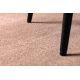 Carpet RZE plain, one colour blush pink