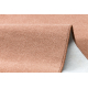 Carpet RZE plain, one colour blush pink