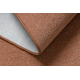 Carpet RZE plain, one colour blush pink