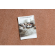 Carpet RZE plain, one colour blush pink