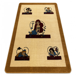 Carpet PROMO HELENA Mermaid 886 claret - SECOND-RATE PRODUCT