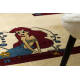 Carpet PROMO HELENA Mermaid 886 claret - SECOND-RATE PRODUCT
