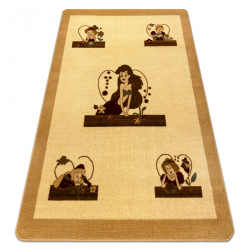 Tapis PROMO HELENA Sirène 886 beige - PRODUIT DE DEUXIÈME QUALITÉ
