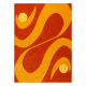 Carpet PROMO FRIZE 949 Abstraction terracotta - SECOND-RATE PRODUCT