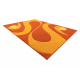 Carpet PROMO FRIZE 949 Abstraction terracotta - SECOND-RATE PRODUCT