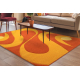 Carpet PROMO FRIZE 949 Abstraction terracotta - SECOND-RATE PRODUCT