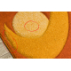 Carpet PROMO FRIZE 949 Abstraction terracotta - SECOND-RATE PRODUCT