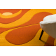 Carpet PROMO FRIZE 949 Abstraction terracotta - SECOND-RATE PRODUCT