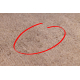 Carpet PROMO INDIE Frame blush pink - SECOND-RATE PRODUCT