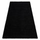 Teppich Shaggy EFES S001 schwarz