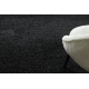 Carpet shaggy EFES S001 black