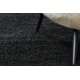 Teppich Shaggy EFES S001 schwarz