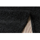 Teppich Shaggy EFES S001 schwarz