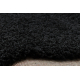 Tapis shaggy EFES S001 noir
