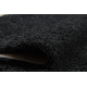 Teppich Shaggy EFES S001 schwarz