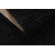 Teppich Shaggy EFES S001 schwarz