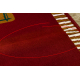 Carpet PROMO WELIRO BCF Keshan geometric red - SECOND-RATE PRODUCT