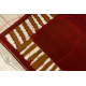 Carpet PROMO WELIRO BCF Keshan geometric red - SECOND-RATE PRODUCT