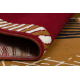 Teppich PROMO WELIRO BCF Keshan geometrisches rot - ZWEITKLASSIGES PRODUKT